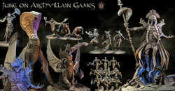 3D Printed Archvillain Games The God King Anubis The Empire of Sands 28 32mm D&D (Online Only)