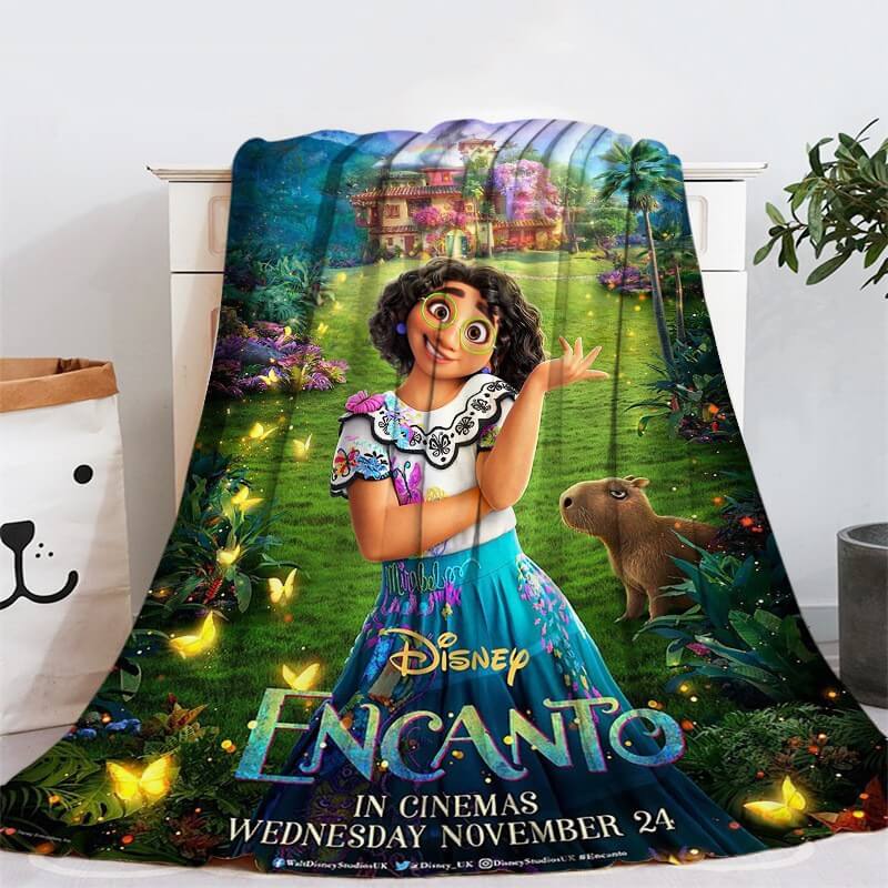 Encanto Mirabel Blanket Cosplay Flannel Throw Room Decoration (Online Order Only)