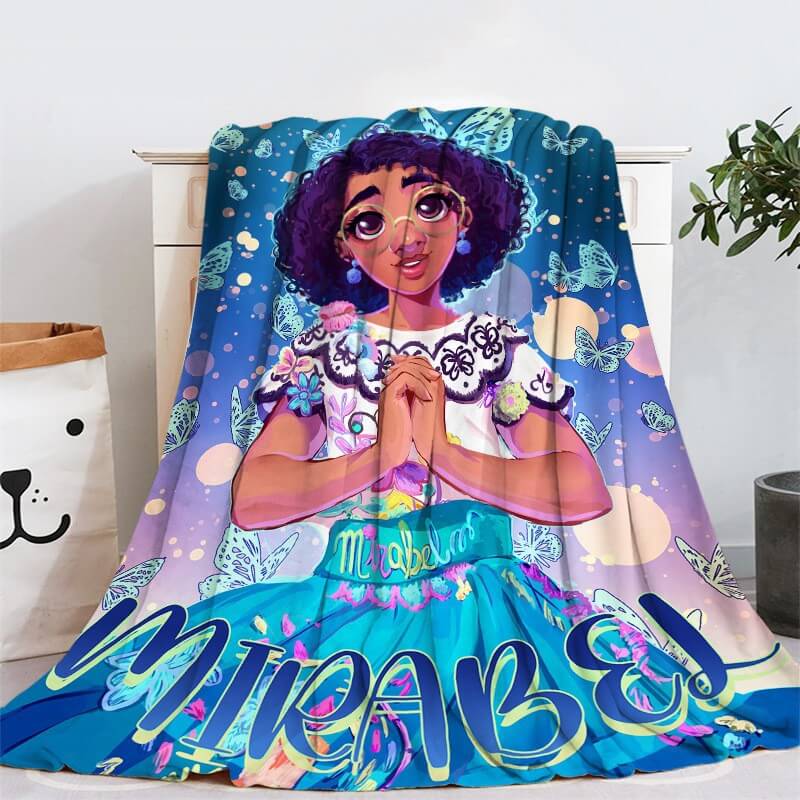 Encanto Mirabel Blanket Cosplay Flannel Throw Room Decoration (Online Order Only)