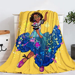 Encanto Mirabel Blanket Cosplay Flannel Throw Room Decoration (Online Order Only)