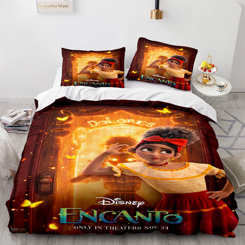 Encanto The Madrigal Family Bedding Set Quilt Duvet Cover Bedding Sets (Online Order Only)