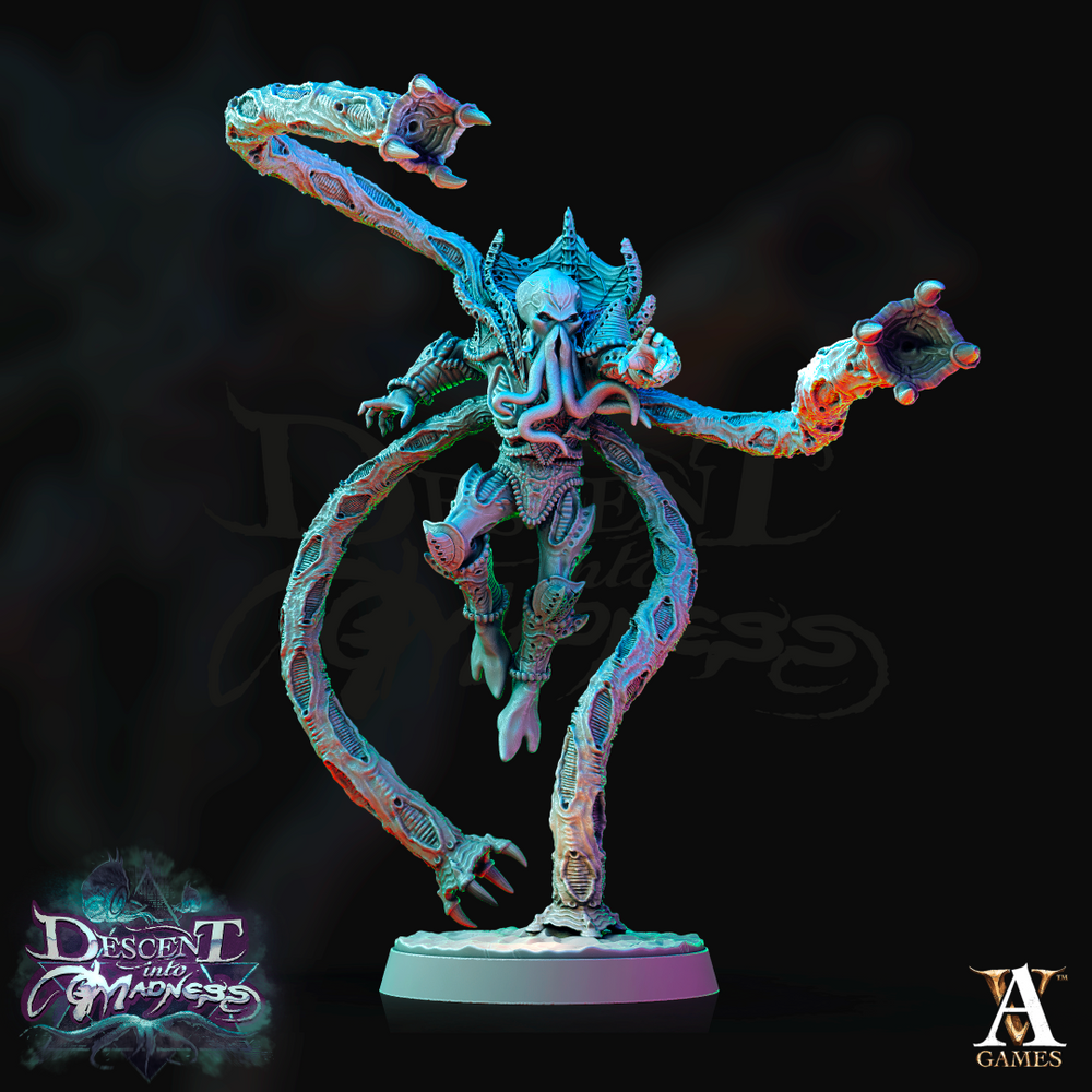 3D Printed Archvillain Games Descent into Madness Encephalid Shocktroopers 28 32mm D&D (Online Only)