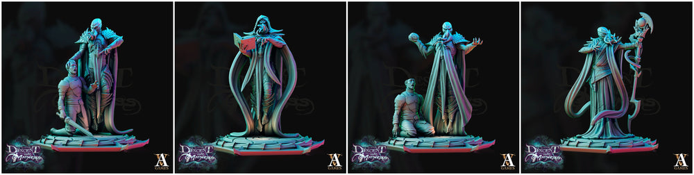 3D Printed Archvillain Games Descent into Madness Encephalids 28 32mm D&D (Online Only)
