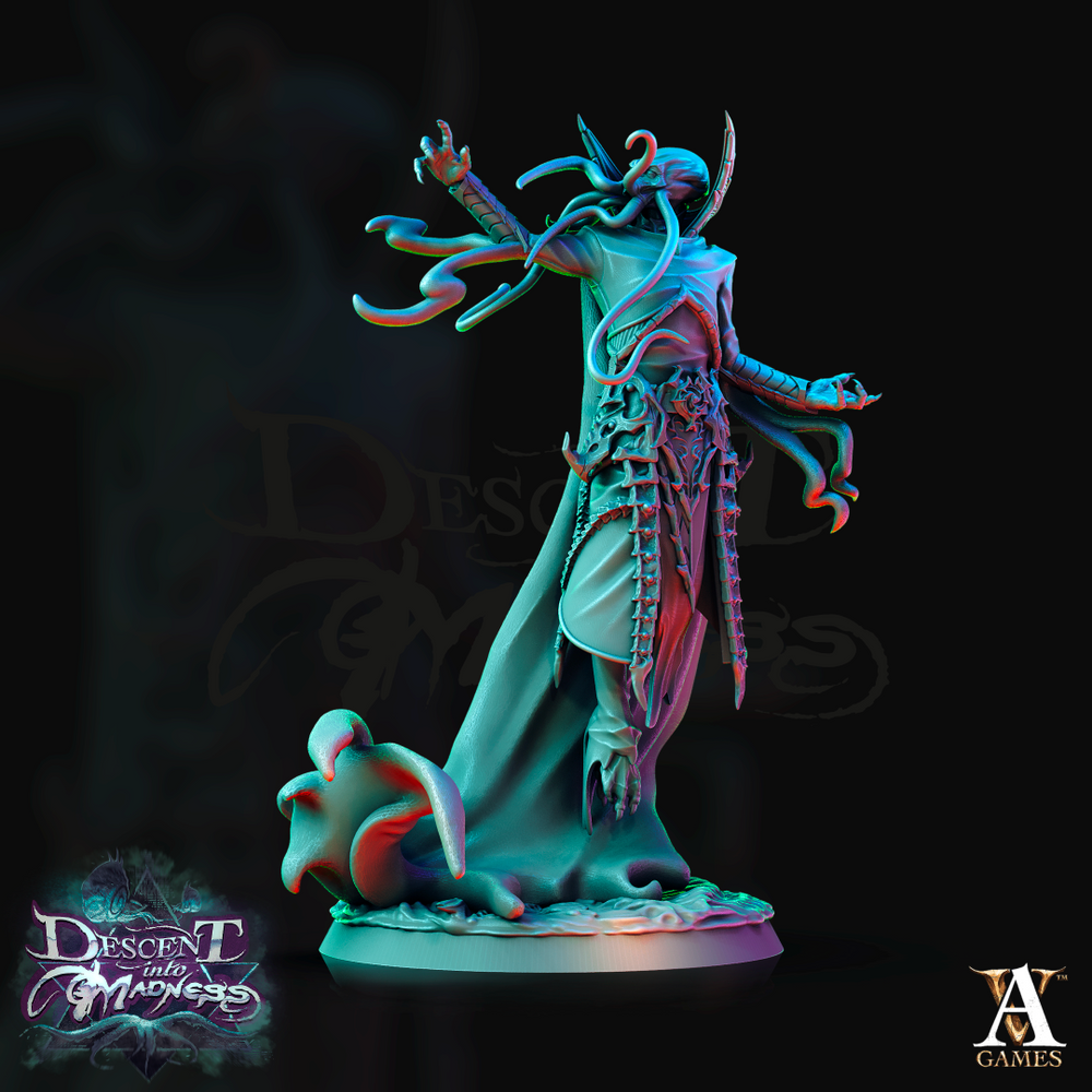 3D Printed Archvillain Games Descent into Madness Encephalids Enlightened 28 32mm D&D (Online Only)