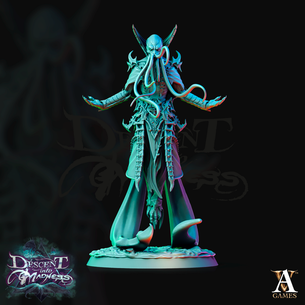 3D Printed Archvillain Games Descent into Madness Encephalids Enlightened 28 32mm D&D (Online Only)