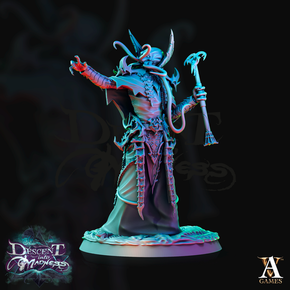 3D Printed Archvillain Games Descent into Madness Encephalids Enlightened 28 32mm D&D (Online Only)