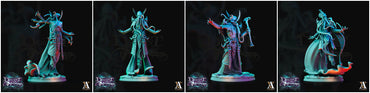 3D Printed Archvillain Games Descent into Madness Encephalids Enlightened 28 32mm D&D (Online Only)