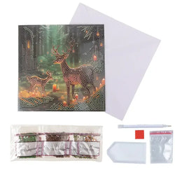 Enchanted Forest Crystal Art Card Kit Craft Buddy (ONLINE ORDER ONLY)