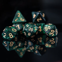 Pre-Order || Enchanted Forest Dew Acrylic Dice Set