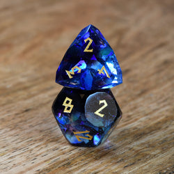 Pre-Order || Enchanted Waters Multifaceted Glass Dice Set