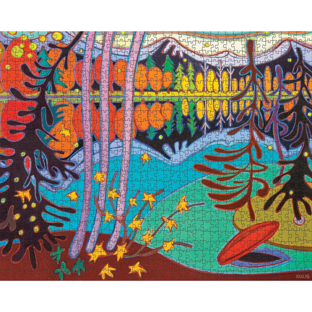 End of Canoe Ride by Darlene Kulig 1000 Piece Jigsaw Puzzle Pomegranate