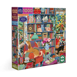 English Cottage Library 1000 Piece Jigsaw Puzzle eeBoo (ONLINE ORDER ONLY)
