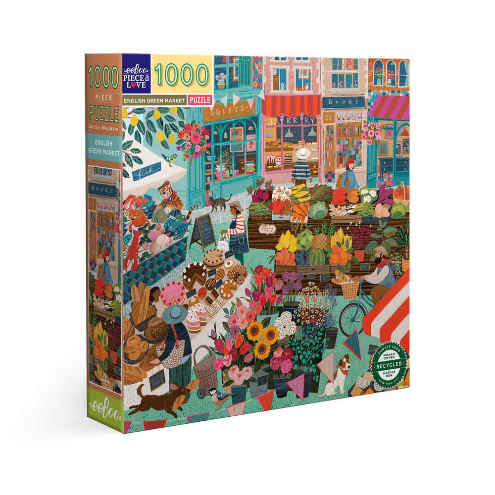English Green Market 1000 Piece Jigsaw Puzzle eeBoo (ONLINE ORDER ONLY)