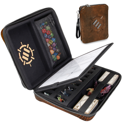 Enhance: RPG Organizer Case Collector's Edition Brown (ONLINE ORDER ONLY)