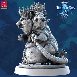 3D Printed STL Miniatures Envenomed Rat Set Core Characters The Frost City 3 28 - 32mm War Gaming D&D (Online Only)