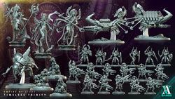 3D Printed Archvillain Games Timeless Trinity Empire of Stars Timeless Trinity 28 32mm D&D (Online Only)