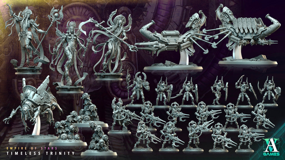 3D Printed Archvillain Games Stardrifter Empire of Stars Timeless Trinity 28 32mm D&D (Online Only)
