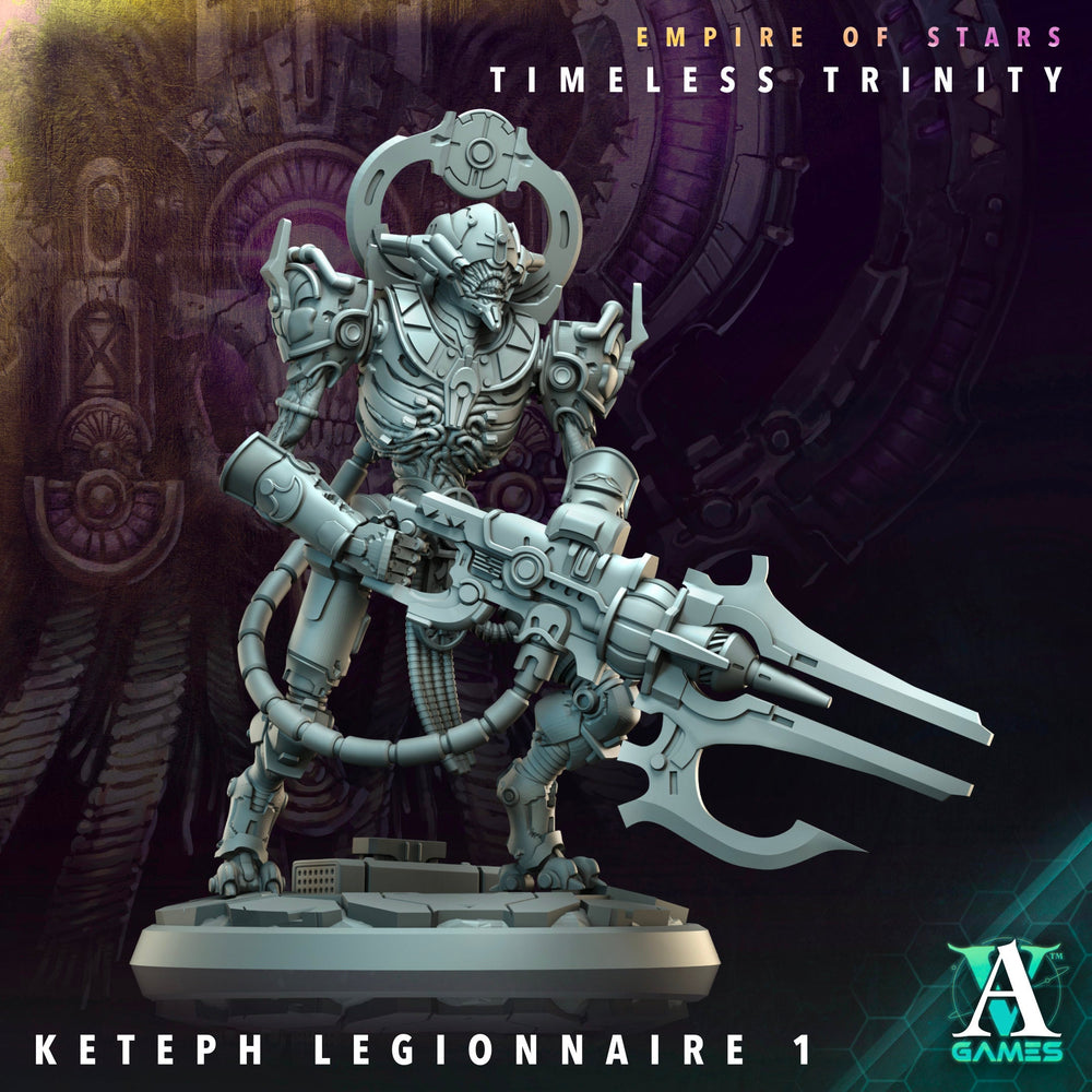 3D Printed Archvillain Games Keteph Vizier Legionnaires Empire of Stars Timeless Trinity 28 32mm D&D (Online Only)