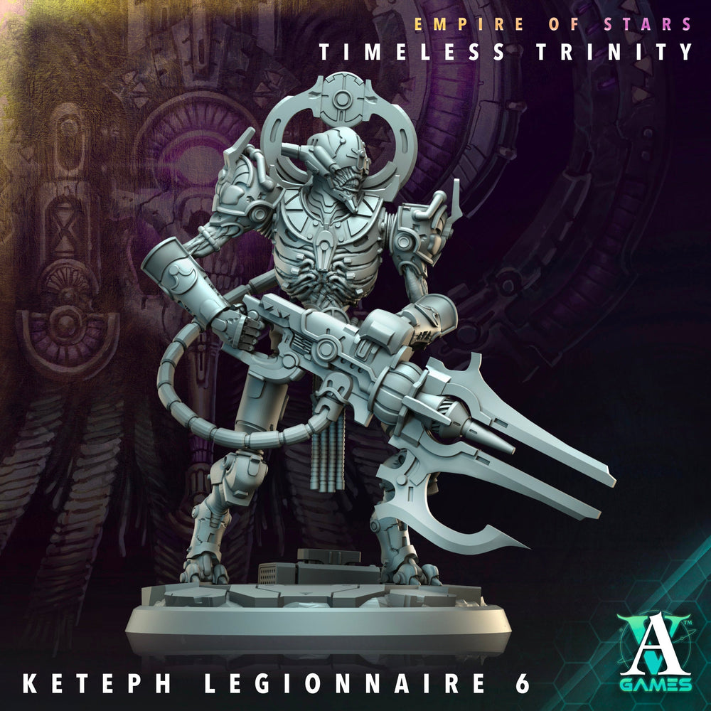 3D Printed Archvillain Games Keteph Vizier Legionnaires Empire of Stars Timeless Trinity 28 32mm D&D (Online Only)