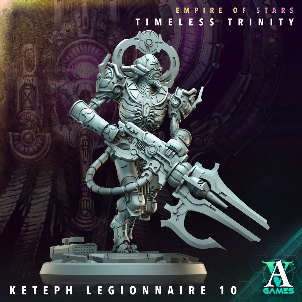 3D Printed Archvillain Games Keteph Vizier Legionnaires Empire of Stars Timeless Trinity 28 32mm D&D (Online Only)