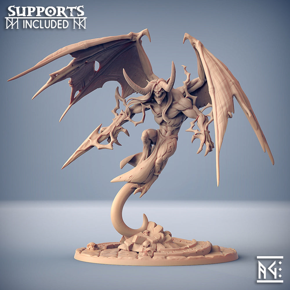 3D Printed Artisan Guild Azrath Tialevor the Tyrant God Epic Bosses 28mm 32mm (Online Only)