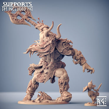 3D Printed Artisan Guild Hulgfnir Frost Jotunn Champion Epic Bosses 28mm 32mm (Online Only)
