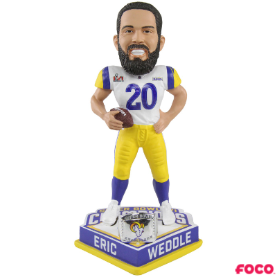 Los Angeles Rams Super Bowl LVI 56 Champions Bobbleheads (ONLINE ORDER ONLY)