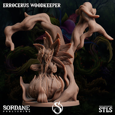 3D Printed Sordane Publishing Errocerus Woodkeeper Cupid's Embrace Set 28 32mm D&D (Online Only)