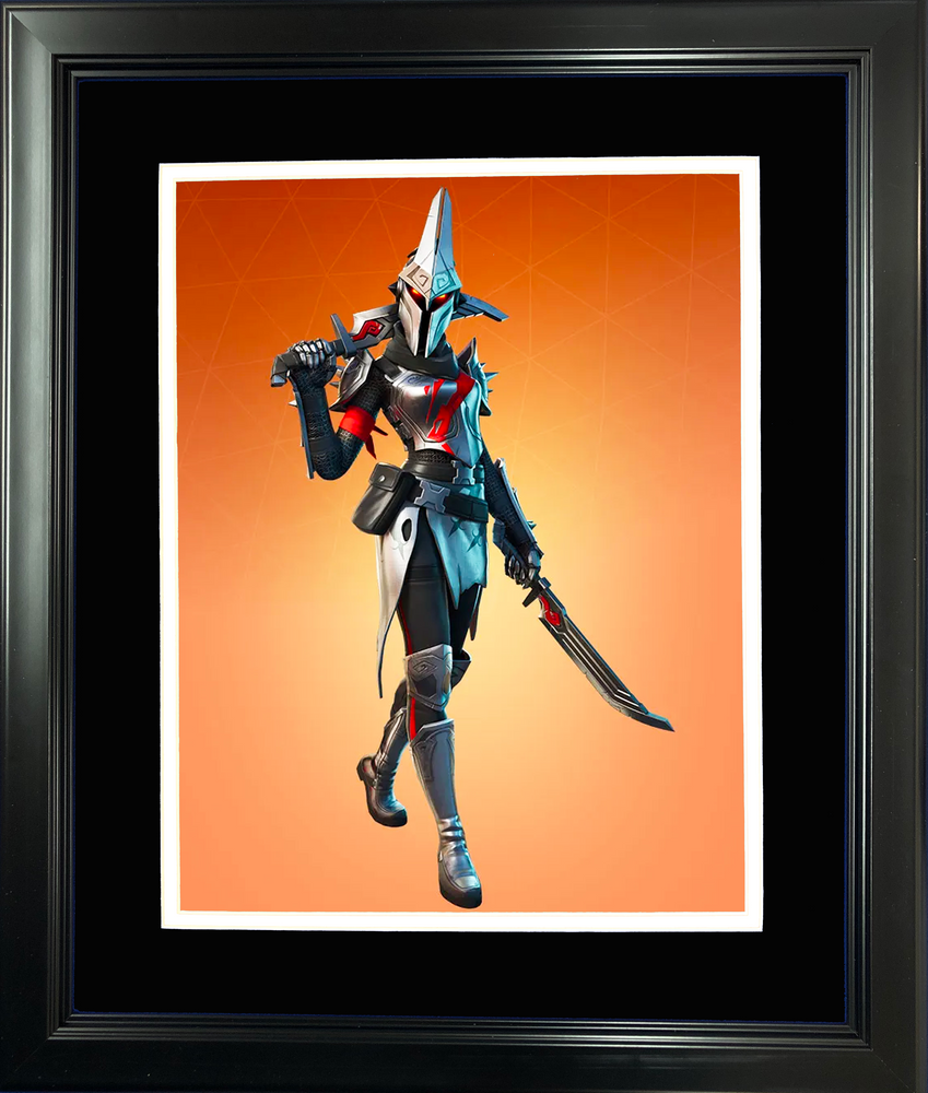 Framed Eternal Knight Legendary Fortnite Skin 11"x14" Video Game Photo (ONLINE ORDER ONLY)