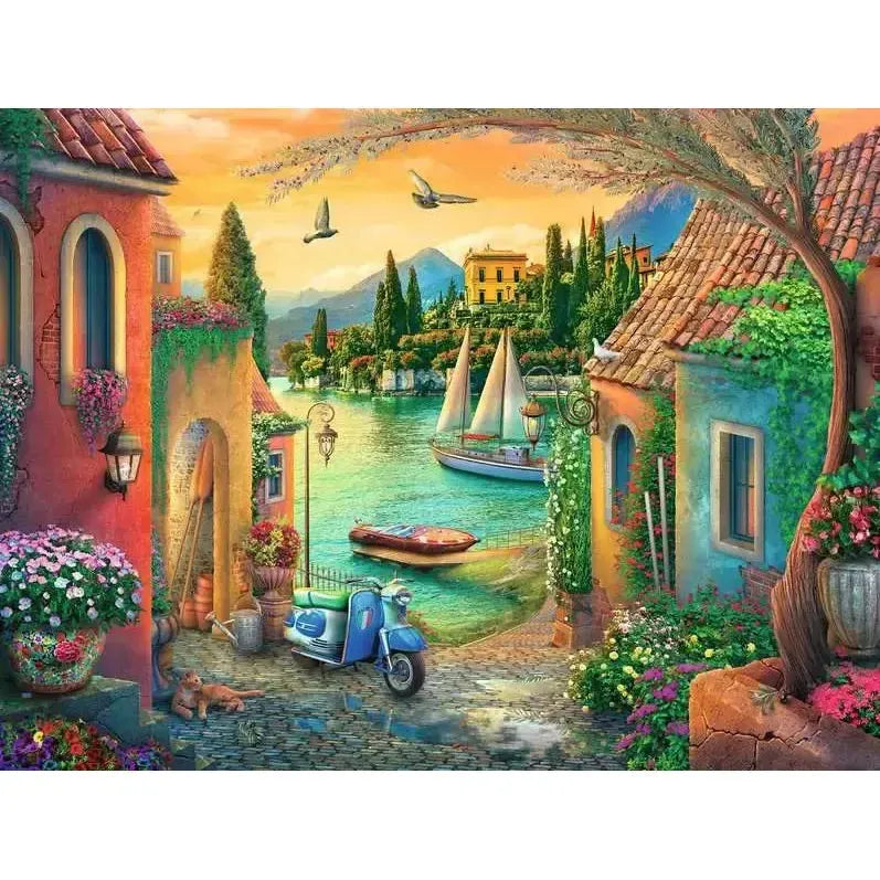 European Villa Views 750 Piece Jigsaw Puzzle Ravensburger