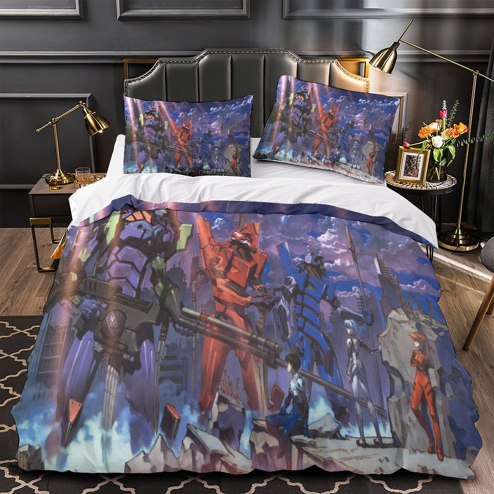 Evangelion Bedding Set Quilt Duvet Cover Without Filler (Online Order Only)