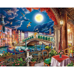 Evening Cafe in Venice 1000 Piece Jigsaw Puzzle Springbok (ONLINE ORDER ONLY)