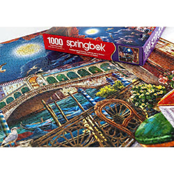 Evening Cafe in Venice 1000 Piece Jigsaw Puzzle Springbok (ONLINE ORDER ONLY)