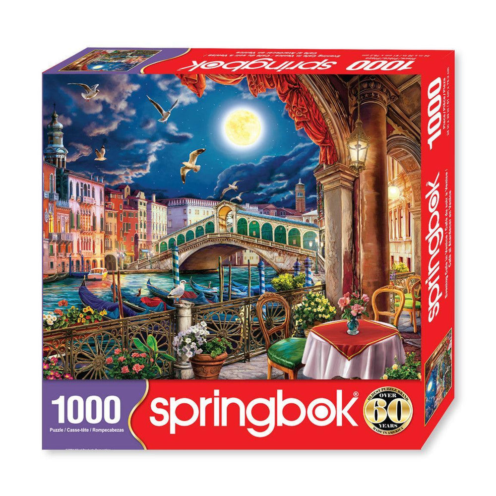 Evening Cafe in Venice 1000 Piece Jigsaw Puzzle Springbok (ONLINE ORDER ONLY)