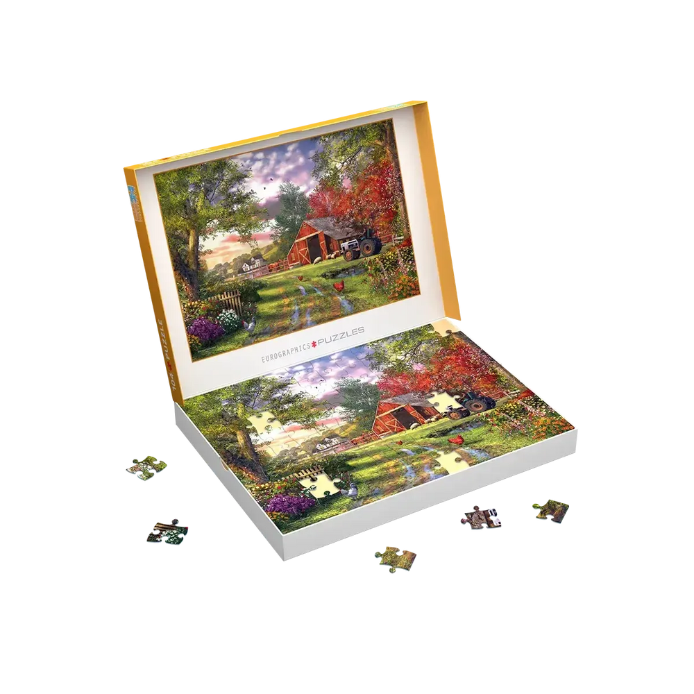 Evening at the Barnyard 104 Connecting Pieces Jigsaw Puzzle Eurographics (ONLINE ORDER ONLY)