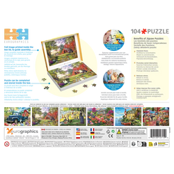 Evening at the Barnyard 104 Connecting Pieces Jigsaw Puzzle Eurographics (ONLINE ORDER ONLY)
