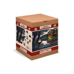 Evening at the Lakehouse 505 Piece Wood Jigsaw Puzzle Wooden City (ONLINE ORDER ONLY)