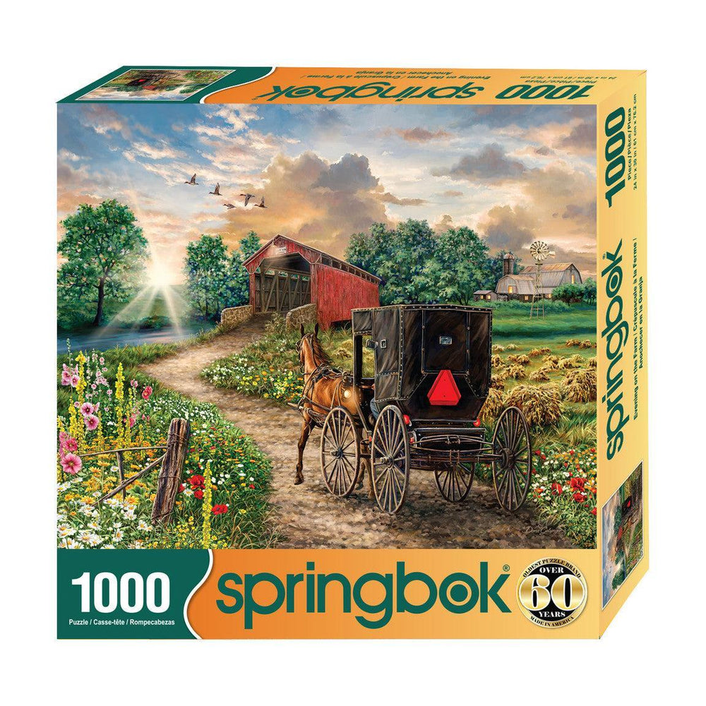 Evening on the Farm 1000 Piece Jigsaw Puzzle Springbok (ONLINE ORDER ONLY)