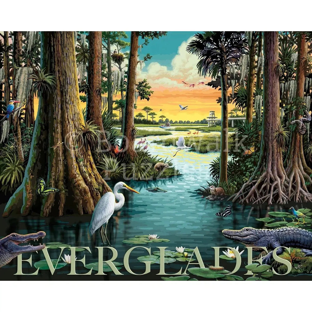 Everglades National Park 210 Piece Jigsaw Puzzle Boardwalk (ONLINE ORDER ONLY)