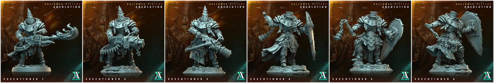 3D Printed Archvillain Games Hallowed Sisters Absolution - Executioner 28mm 32mm D&D (Online Only)