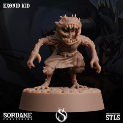 3D Printed Sordane Publishing Halloween Kids 28 32mm D&D (Online Only)