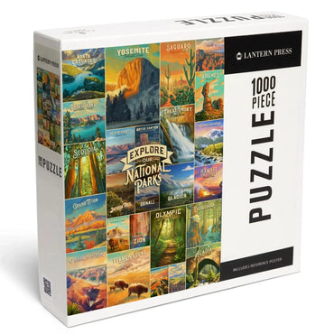 Explore Our National Parks 1000 Piece Jigsaw Puzzle Lantern Press (ONLINE ORDER ONLY)