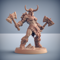 3D Printed Artisan Guild Modular Dragonpeak Barbarians Dragonpeak Barbarians 28mm 32mm (Online Only)