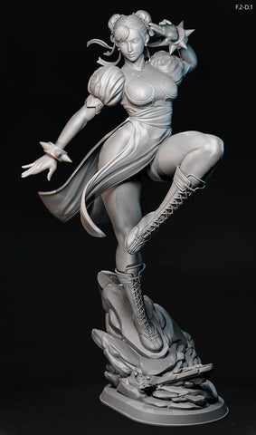 Chun-Li Pose 1 - Street Fighter (SFW/NSFW 18+ Only) - 1:6 Scale (ONLINE ORDER ONLY)