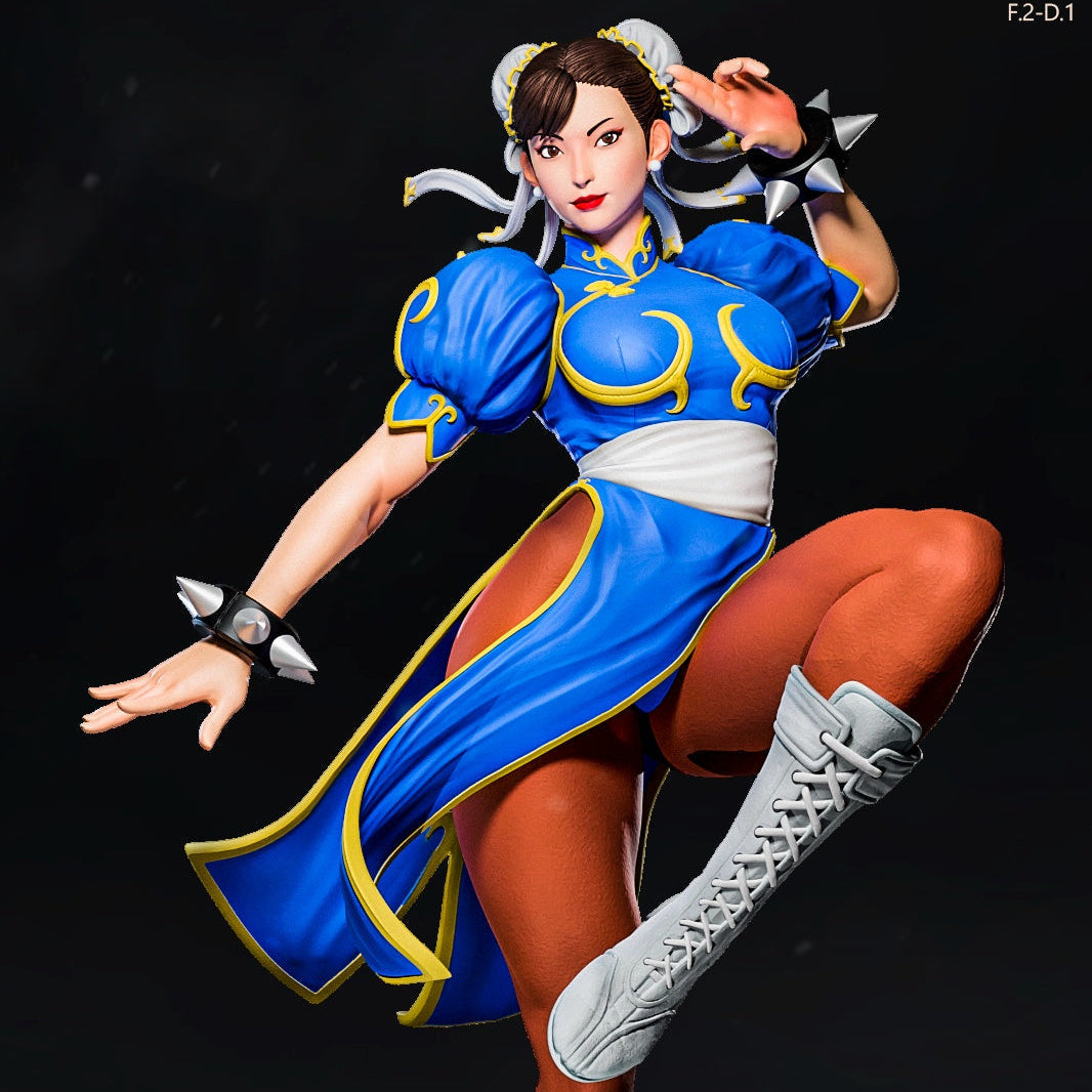Chun-Li Pose 1 - Street Fighter (SFW/NSFW 18+ Only) - 1:6 Scale (ONLINE ORDER ONLY)