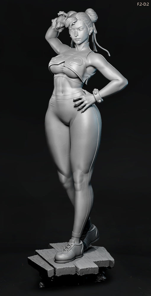 Chun-Li Pose 2 - Street Fighter (SFW/NSFW 18+ Only) - 1:6 Scale (ONLINE ORDER ONLY)