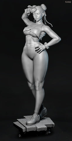 Chun-Li Pose 2 - Street Fighter (SFW/NSFW 18+ Only) - 1:6 Scale (ONLINE ORDER ONLY)