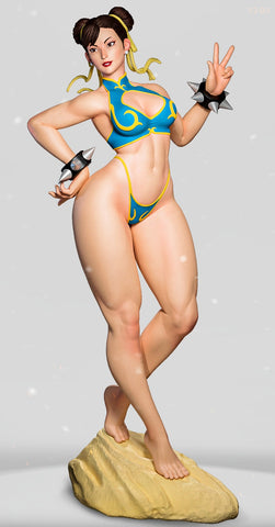 Chun-Li Pose 3 - Street Fighter (SFW/NSFW 18+ Only) - 1:6 Scale (ONLINE ORDER ONLY)