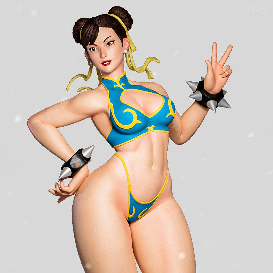 Chun-Li Pose 3 - Street Fighter (SFW/NSFW 18+ Only) - 1:6 Scale (ONLINE ORDER ONLY)