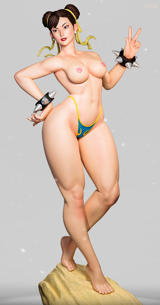 Chun-Li Pose 3 - Street Fighter (SFW/NSFW 18+ Only) - 1:6 Scale (ONLINE ORDER ONLY)